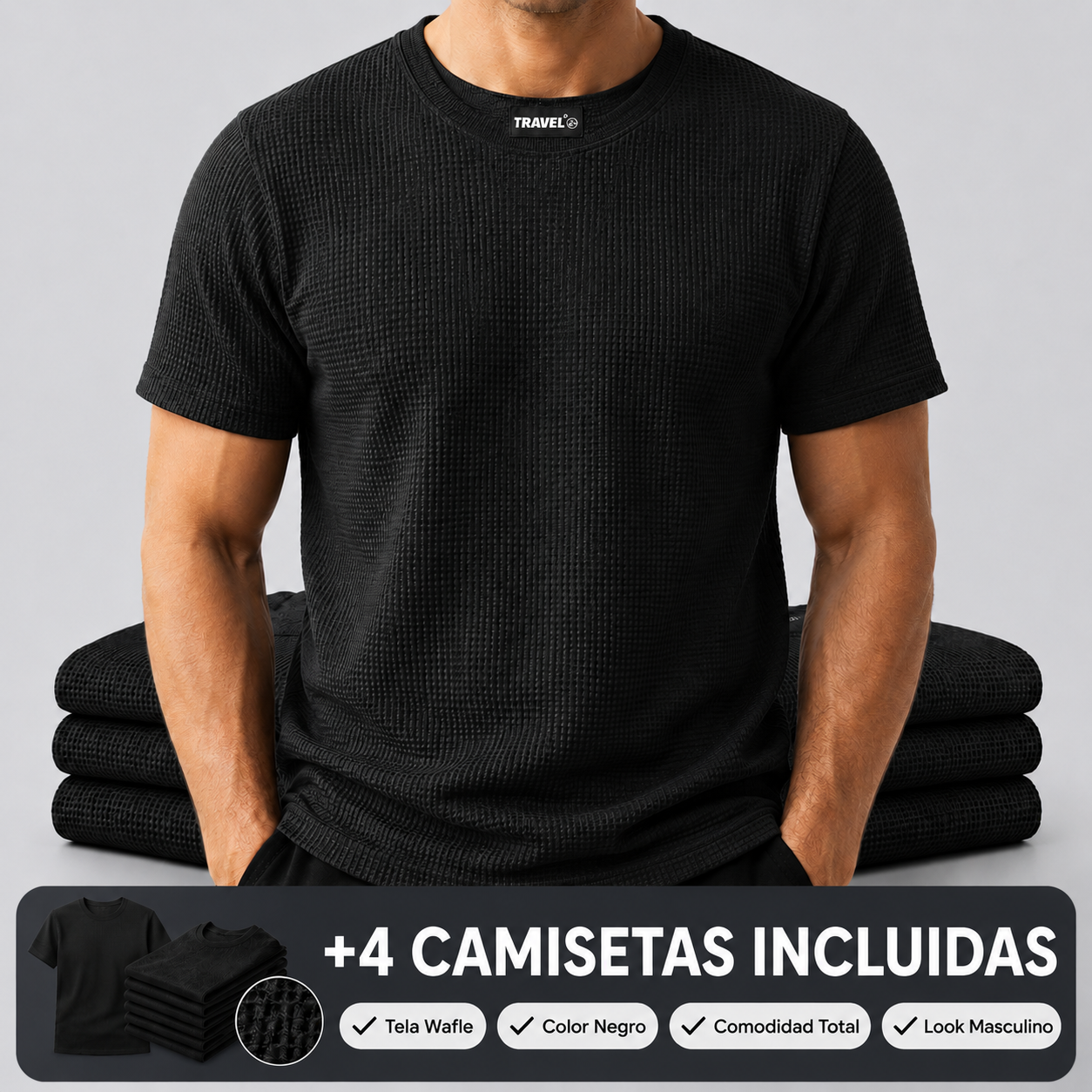 Camiseta Wafle